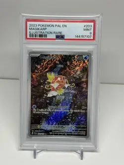 Pokemon TCG Magikarp Paldea Evolved 203/193 PSA 9 Illustration Rare - Image 1