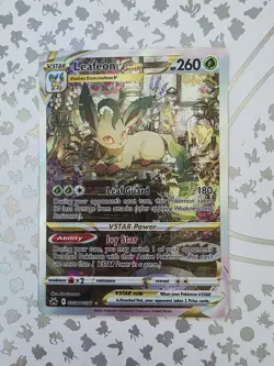 Leafeon Full Art VSTAR GG35/GG70 Pokemon Sword & Shield Crown Zenith NM-MINT - Image 1