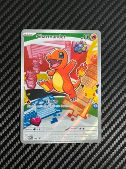 Pokemon TCG: Charmander 038 Mega Evolution Promo (NM or Above) - Image 1