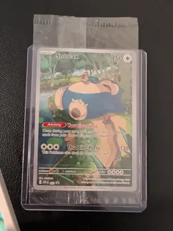 Pokemon TCG Snorlax 051 SV Scarlet & Violet 151 Promo Card Sealed - Image 1