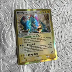 Pokemon TCG Feraligatr (Delta Species) EX Dragon Frontiers 2/101 Holo Holo Rare - Image 1
