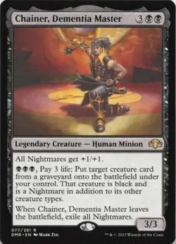 MTG - Chainer, Dementia Master[Dominaria Remastered] NM - Image 1