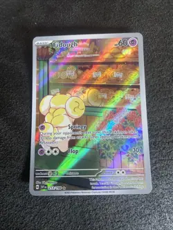 Pokemon TCG Fidough Scarlet & Violet Base Set 213/198 Holo Illustration Rare - Image 1