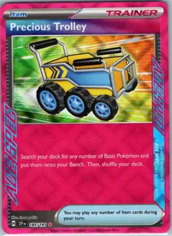 Precious Trolley 185/191 SV08: Surging Sparks - Pokemon Card - NM - Image 1