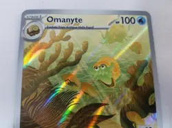 Omanyte 180/165 Pokemon TCG Card Illustration Rare Scarlet & Violet 151 NM - Image 3