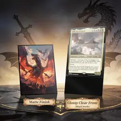 2 Sets MTG EDH Card Sleeves 100 Each Dragon, Mermaid High Quality Images - Image 3
