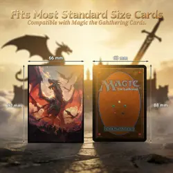 2 Sets MTG EDH Card Sleeves 100 Each Dragon, Mermaid High Quality Images - Image 4