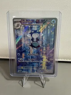 Poliwhirl 176/165 Scarlet Violet-151 Illustration Rare Pokemon TCG Card - Image 1