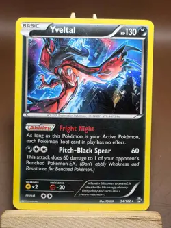 HP Pokemon TCG Yveltal Holo Rare Card Breakthrough 94/162 - Image 1