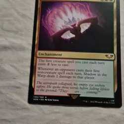 Shadow in the Warp x 1 - MTG - NM+ - 140/168 - 40K - Rare Enchantment - - Image 1