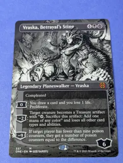MTG Magic: Phyrexia: All Will Be One: Vraska, Betrayal's Sting #337 Mythic - NM - Image 1