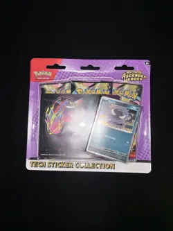 Lot of 2 Pokemon Ascended Heroes 3-Pack Tech Sticker Blister - Charmander/Gastly - Image 2