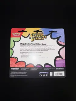 Lot of 2 Pokemon Ascended Heroes 3-Pack Tech Sticker Blister - Charmander/Gastly - Image 3