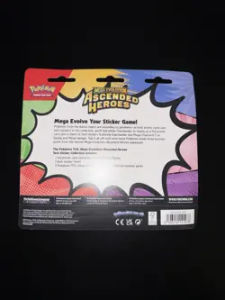 Lot of 2 Pokemon Ascended Heroes 3-Pack Tech Sticker Blister - Charmander/Gastly - Image 5