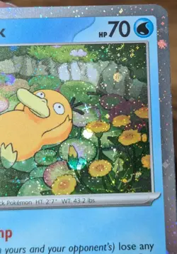 Pokemon TCG - Psyduck 007 MEP Promo Cosmo Holo with Swirl 🍥 - NEAR MINT - Image 2