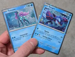 Pokemon Kyogre & Suicune Cosmos Holo - 2026 Knockout Collection Exclusives - Image 1