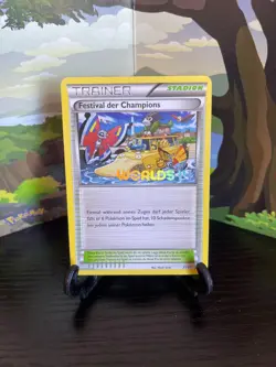 2014 Worlds Champions Festival XY27 - Black Star Promo - German - Pokemon - LP - Image 1