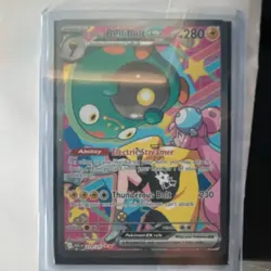 Pokemon Iono's Bellibolt EX Ultra Rare full art holo 279/217 ascendant heroes - Image 1