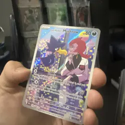 Pokemon Team Rocket's Murkrow Sv10 Destined Rivals 200/182 Holo Rare 80 HP 2025 - Image 1