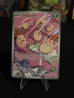 Pokemon TCG Exeggcute 192/191 Illus. Rare Holo Basic 30 HP Eng - Image 1