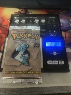 2 Wizards of the Coast Pokemon TCG Fossil Packs LAPRAS (HEAVY) & ZAPDOS (LIGHT) - Image 1
