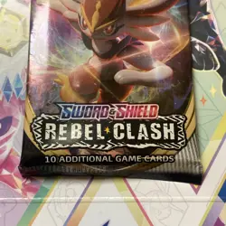 Pokemon TCG Rebel Clash Booster Pack Sealed Sword And Shield - Image 2