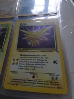 VINTAGE Pokemon Fossil Set Starter 1999 - Folder Kept - Incl 6 Holo Rares - Image 2