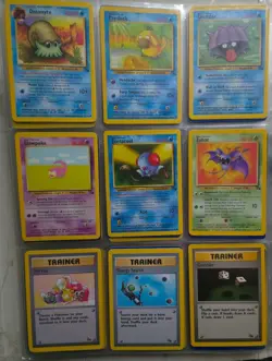 VINTAGE Pokemon Fossil Set Starter 1999 - Folder Kept - Incl 6 Holo Rares - Image 5