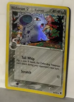 Nidoran 56/101 Stamped Reverse Holo EX Dragon Frontiers Pokemon NM Fast Shipping - Image 2