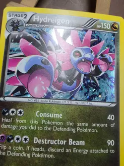 HP Pokemon Hydreigon 98/124 Dragons Exalted Holo Cosmo - Image 4