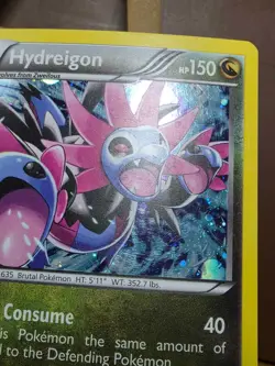 HP Pokemon Hydreigon 98/124 Dragons Exalted Holo Cosmo - Image 5