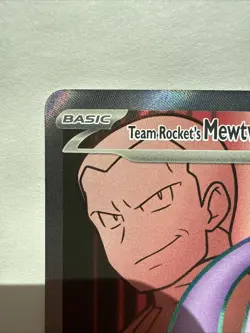 2025 | Pokemon | Team Rocket’s Mewtwo EX #213/182 | Full Art | Rare | Near Mint - Image 3
