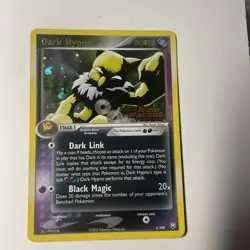 Dark Hypno 6/109 - ex Team Rocket Returns Stamped Reverse Holo Pokemon TCG LP - Image 1