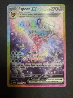 Espeon ex 155/131 Hyper Rare Prismatic Evolutions Pokemon - Image 2