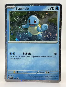 Squirtle SVP #048 Black Star Promo English Pokemon 151 TCG - Image 1