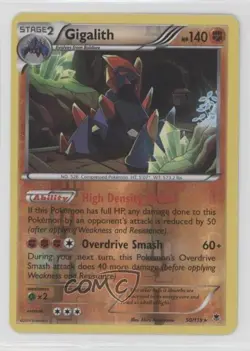 Gigalith Reverse Foil Pokemon XY Phantom Forces #50 - Image 1