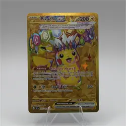 Pokemon Pikachu ex Full Art Secret Rare Holo 200 HP SV08 Surging Sparks 247/191 - Image 1