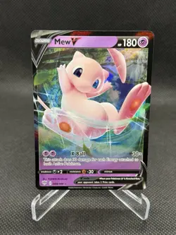 MEW V 069/189 HOLO V RARE DARKNESS ABLAZE POKEMON HOLO NEAR MINT - Image 1