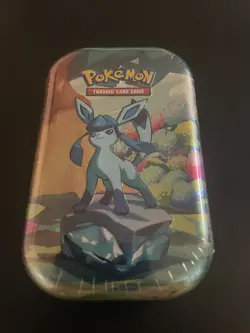 Pokemon TCG: Prismatic Evolutions Mini Tin - Glaceon Art - Sealed NEW - Image 3