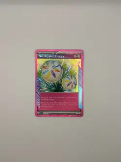 Neo Upper Energy 162/162 SV05 Ace Spec Rare Holo Pokemon NM/Mint - Image 1
