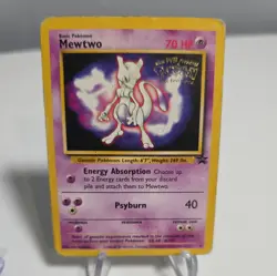 Pokemon TCG Mewtwo 3 Black Star Promo the First Movie - Image 1