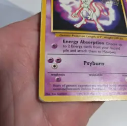 Pokemon TCG Mewtwo 3 Black Star Promo the First Movie - Image 5