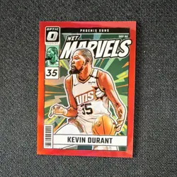2024-25 Kevin Durant /99 Panini Donruss Optic Net Marvels Red Prizm #18 Suns - Image 1