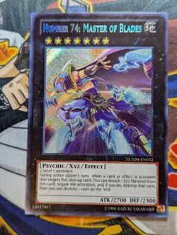 Number 74: Master of Blades - NUMH-EN032 - Secret Rare - Unlimited Yugioh VLP - Image 1