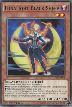 Lunalight Black Sheep SHV1-EN011 1st ED Yu-Gi-Oh! - Image 1
