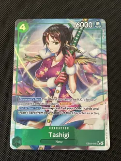 One Piece - Tashigi EB03-018 (SR) Alt Art Heroines Edition English - Image 1