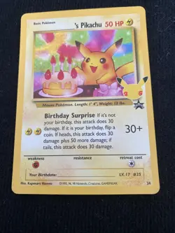 Pokemon Birthday pikachu celebrations - Image 2