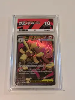 Pokemon TCG Mega Lopunny Ex Phantasmal Flames 115/094 Ace 10 - Image 1