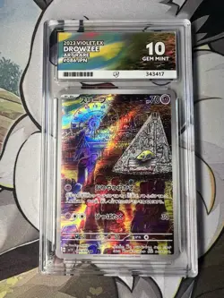 ACE 10 Drowzee 086/078 Violet ex Japanese PERFECT SUBGRADES! Matching Label - Image 1