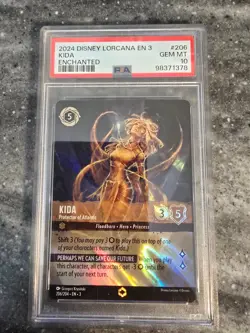 Disney Lorcana PSA 10 Kida - Protector Of Atlantis Enchanted - Image 1